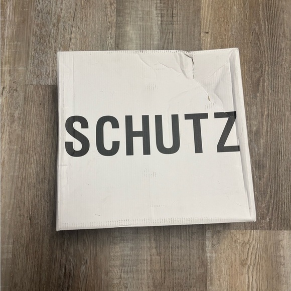 NEW Schutz Renee Ankle Strap Platform Pump Hologram - Picture 6 of 10